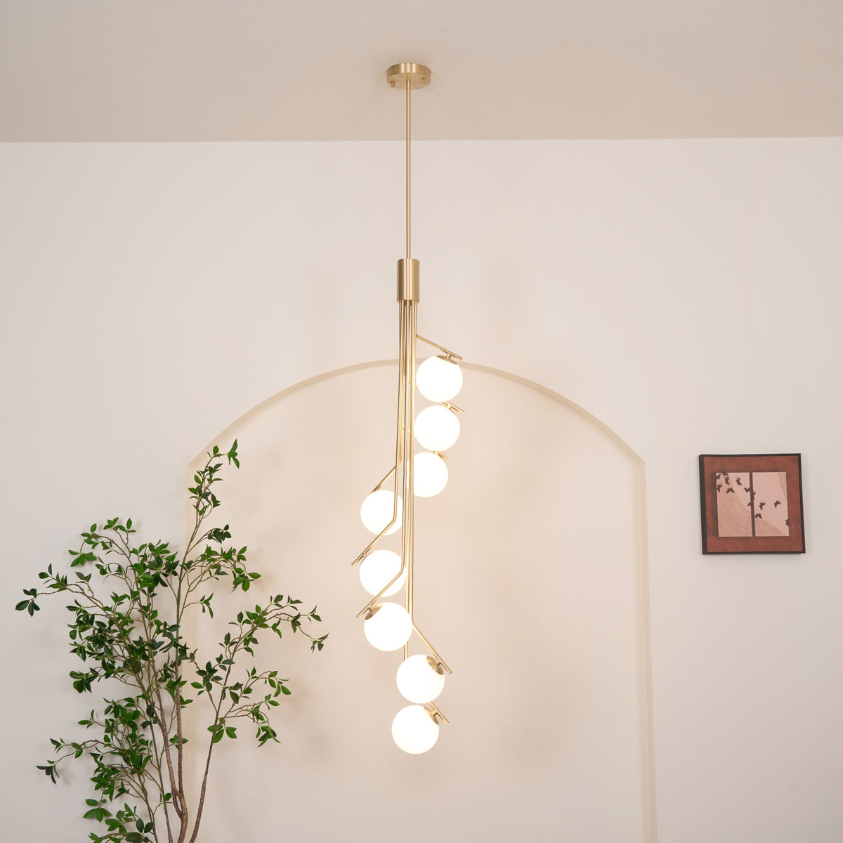 Ageet Moderne minimalistische hanglamp van glas