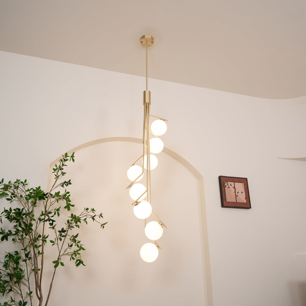 Ageet Moderne minimalistische hanglamp van glas