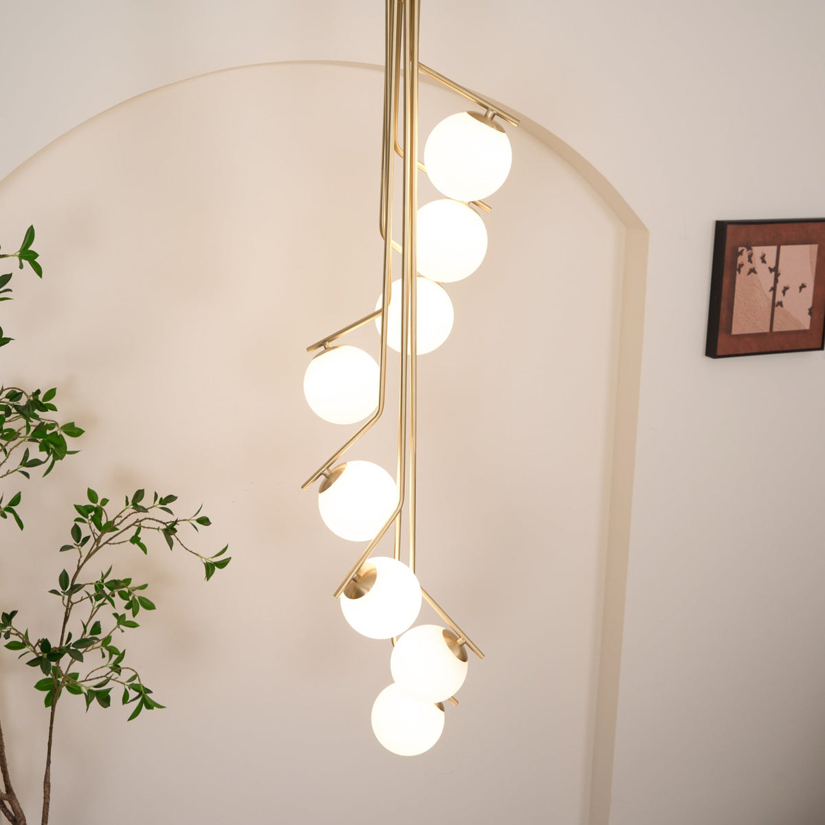 Ageet Moderne minimalistische hanglamp van glas