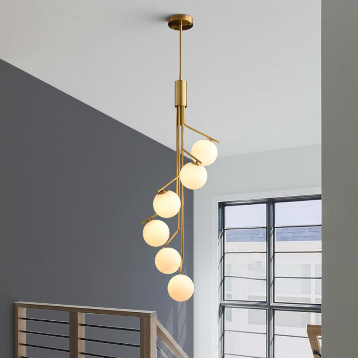 Ageet Moderne minimalistische hanglamp van glas