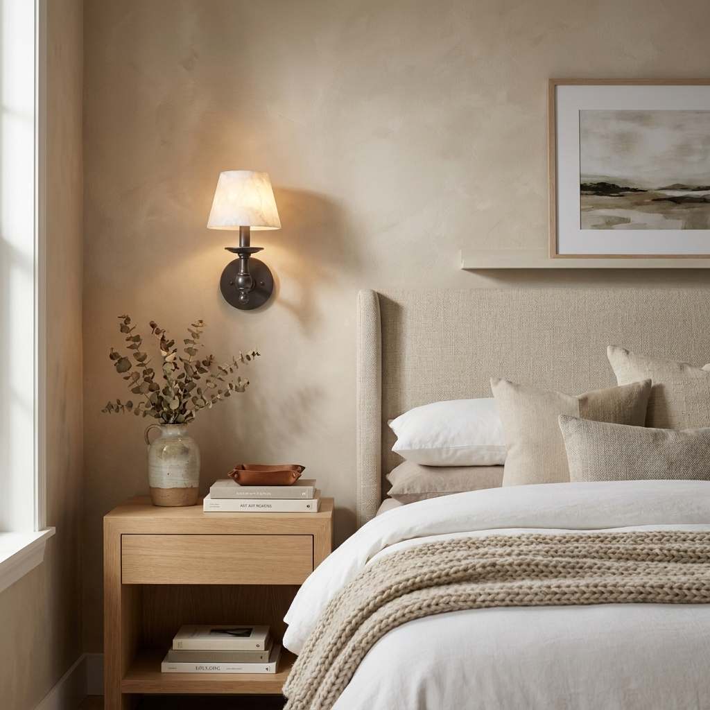 Corvenford Albasten wandlamp