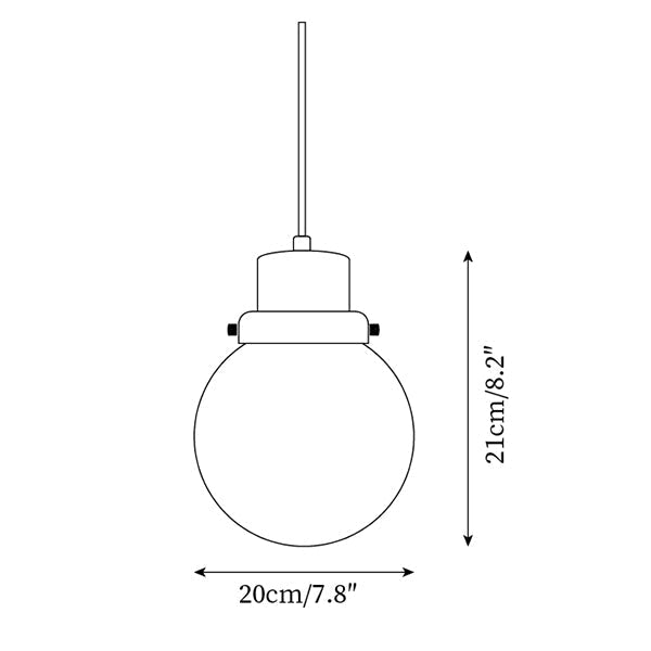 Duvon hanglamp