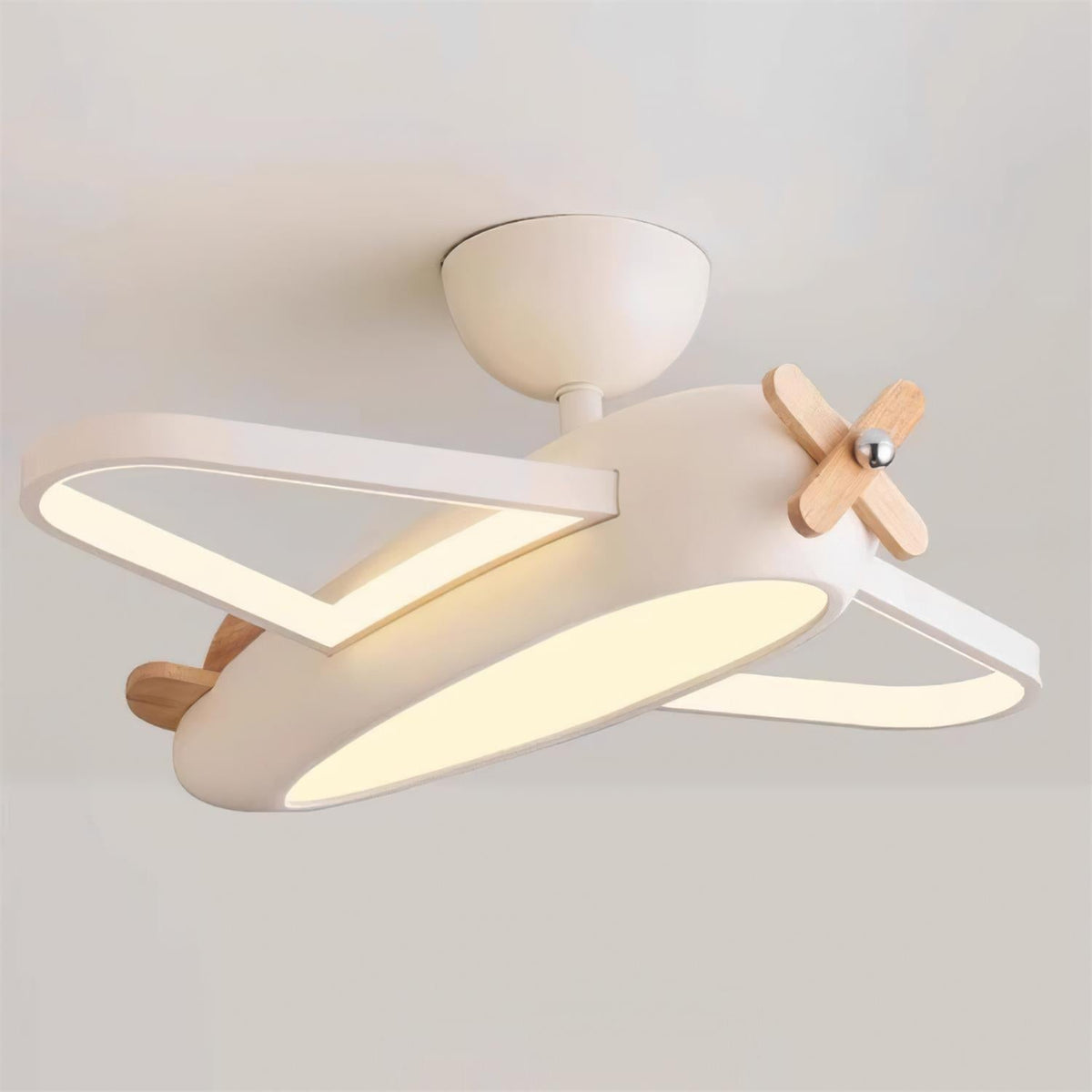 Sorin plafondlamp vliegtuig voor kinderkamer met speelse charme