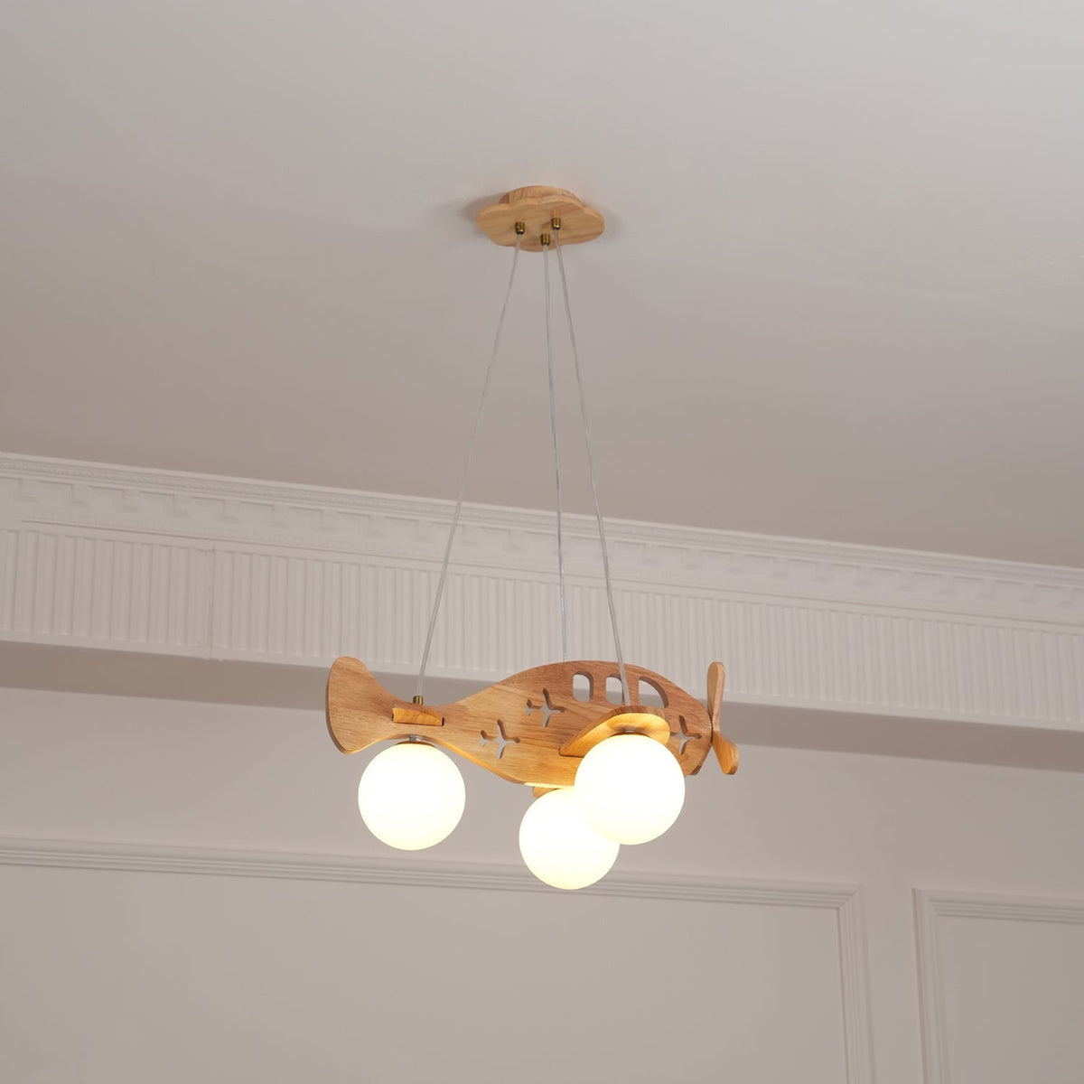 Aldenine Houten Kunstzinnige hanglamp