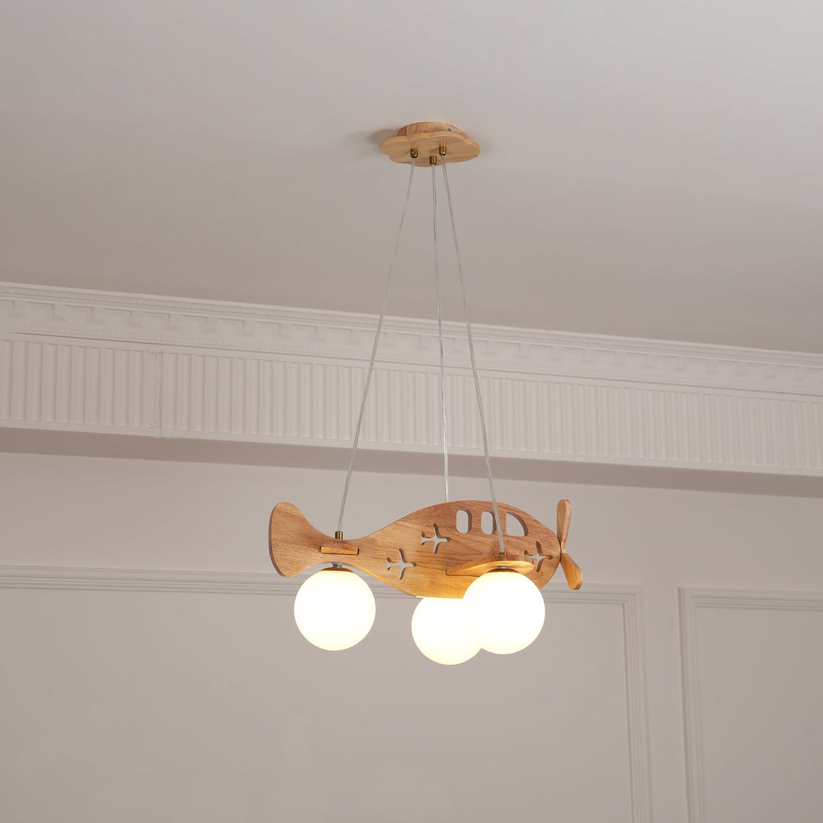 Aldenine Houten Kunstzinnige hanglamp