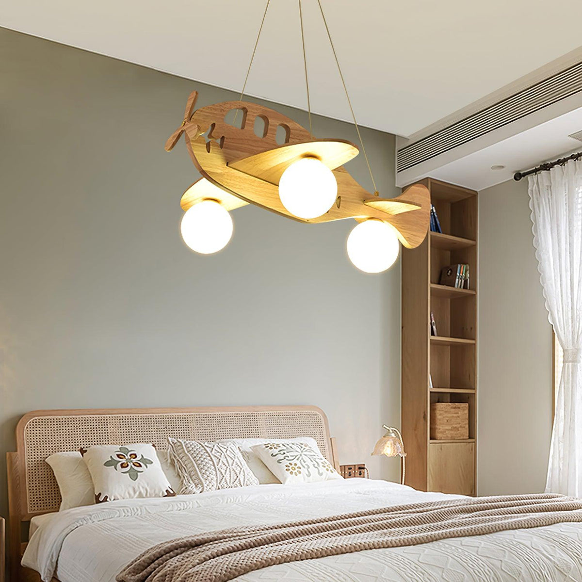 Aldenine Houten Kunstzinnige hanglamp