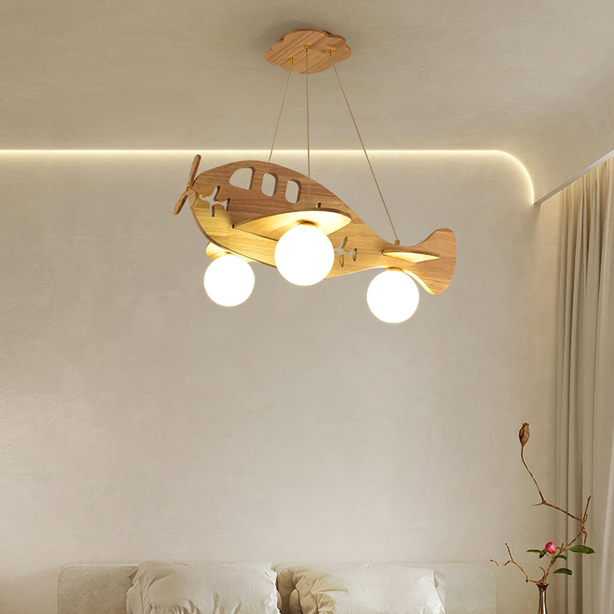 Aldenine Houten Kunstzinnige hanglamp