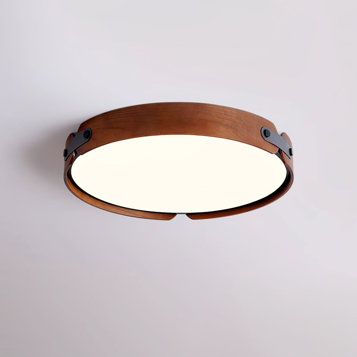 Edan Moderne minimalistische plafondlamp van hout