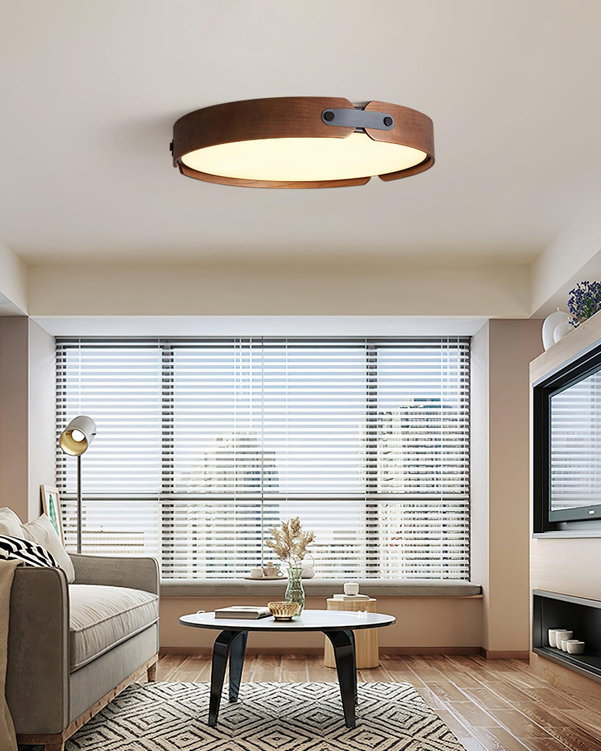 Sylarina Houten plafondlamp