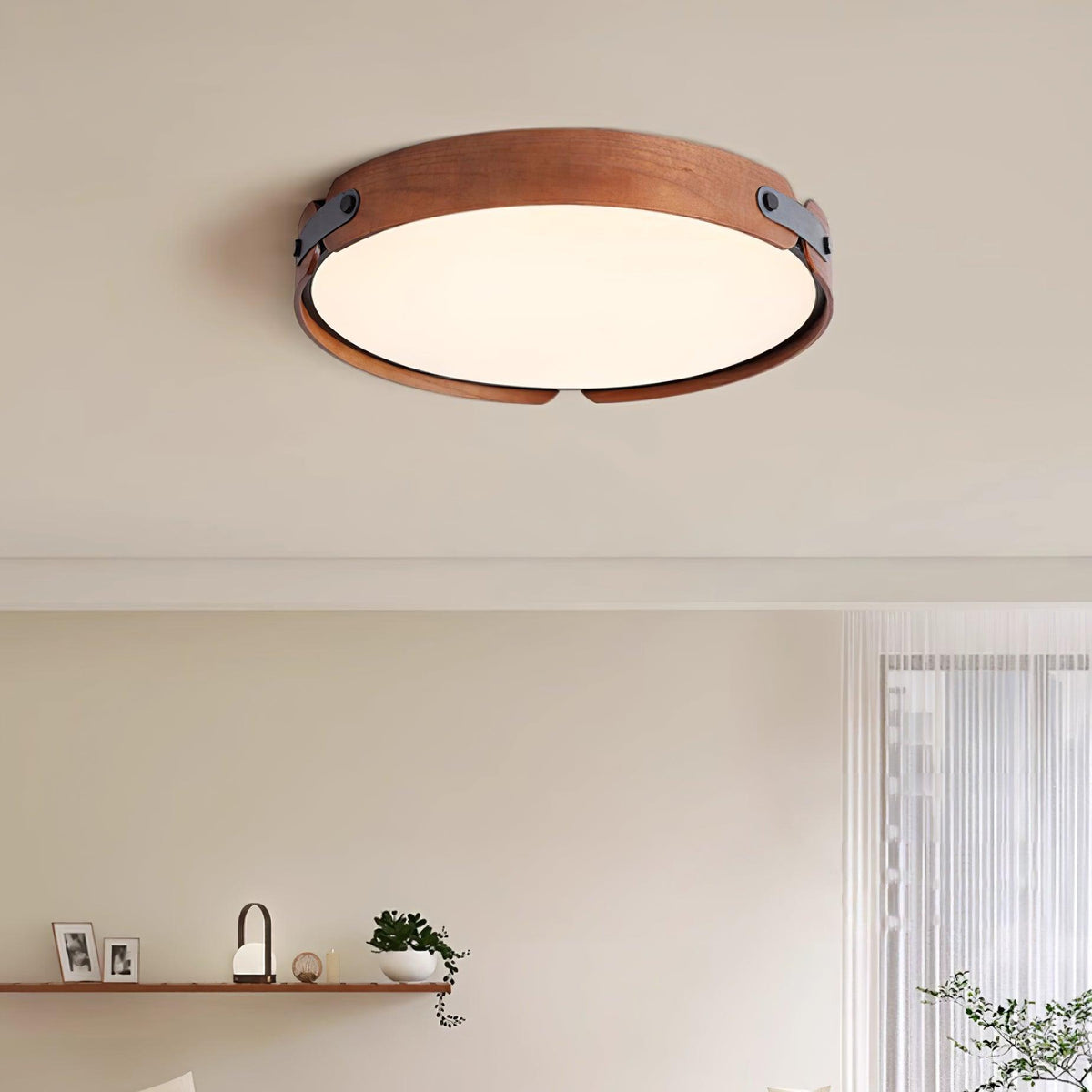Sylarina Houten plafondlamp