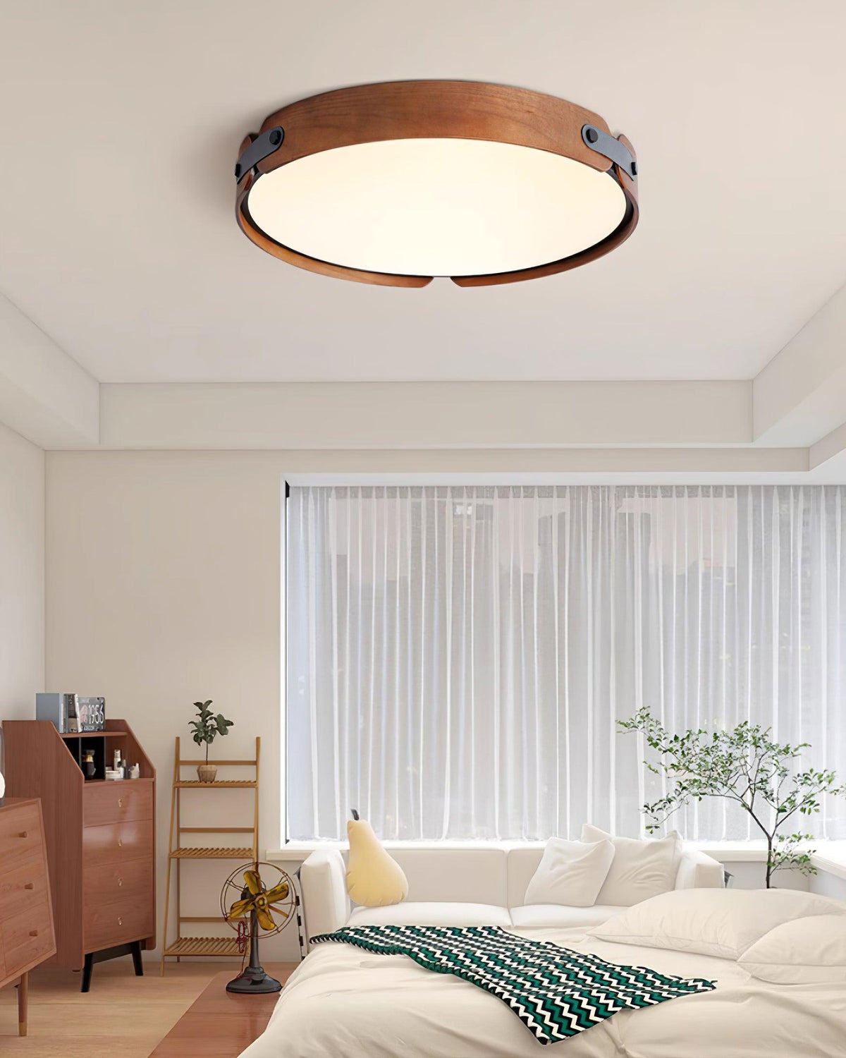 Sylarina Houten plafondlamp