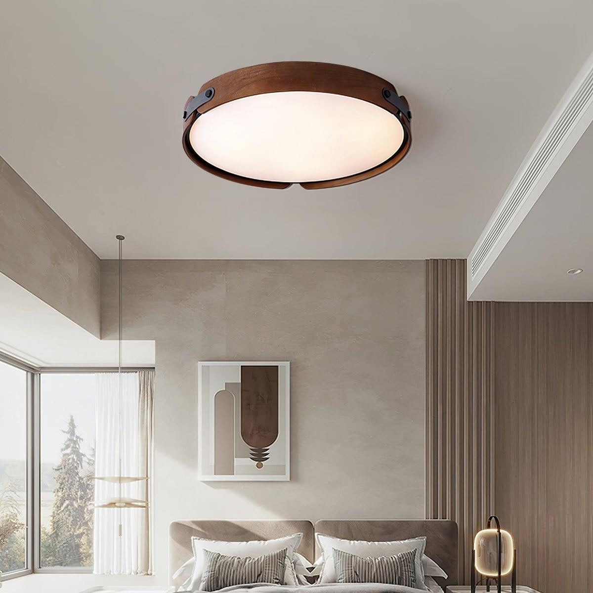 Sylarina Houten plafondlamp