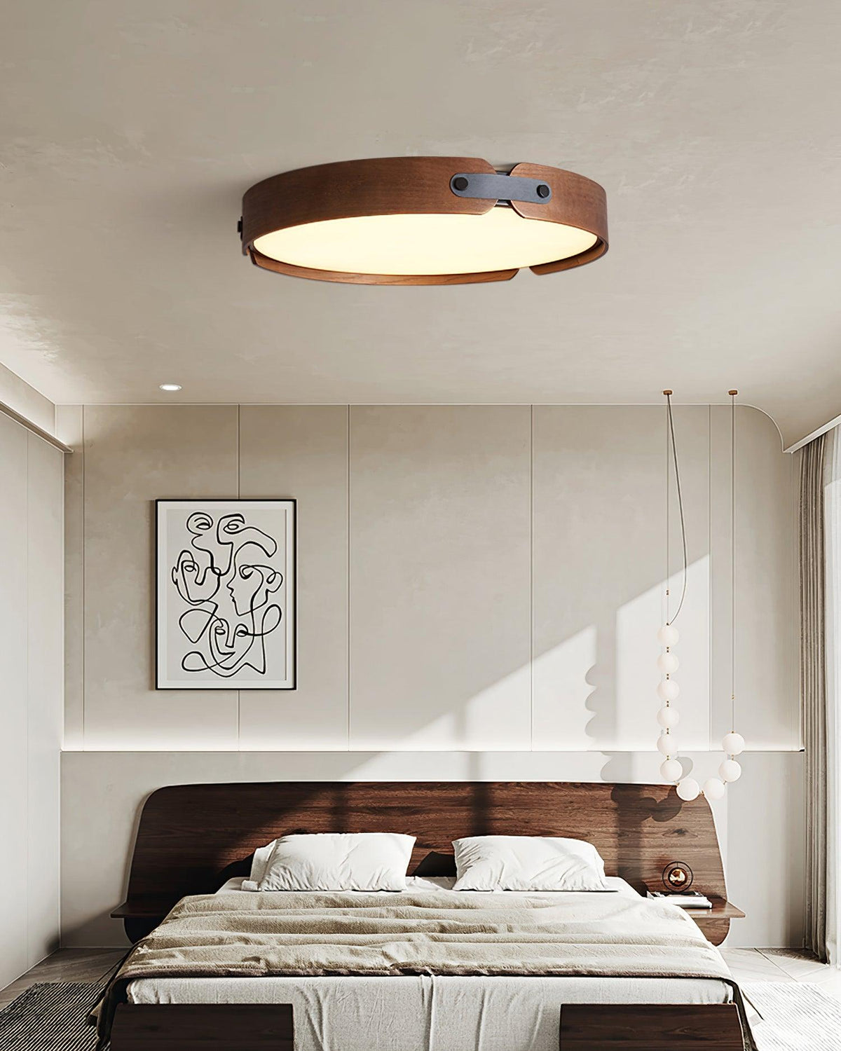 Sylarina Houten plafondlamp