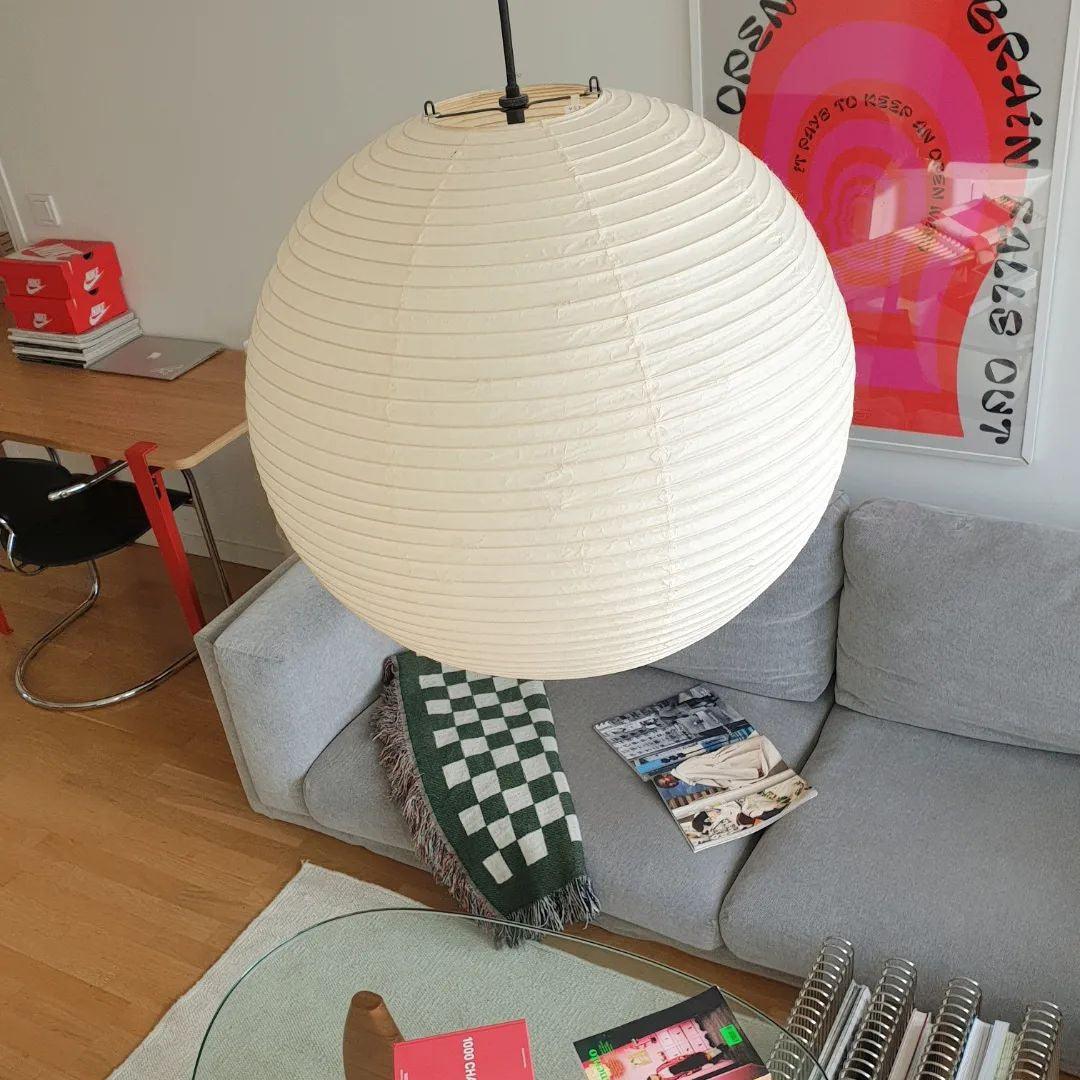 Noveno hanglamp met Washi-papier rond