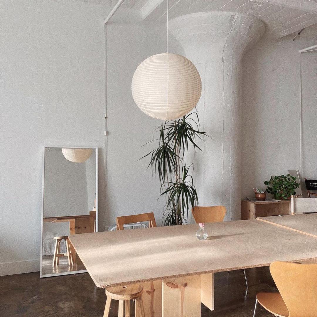 Noveno hanglamp met Washi-papier rond