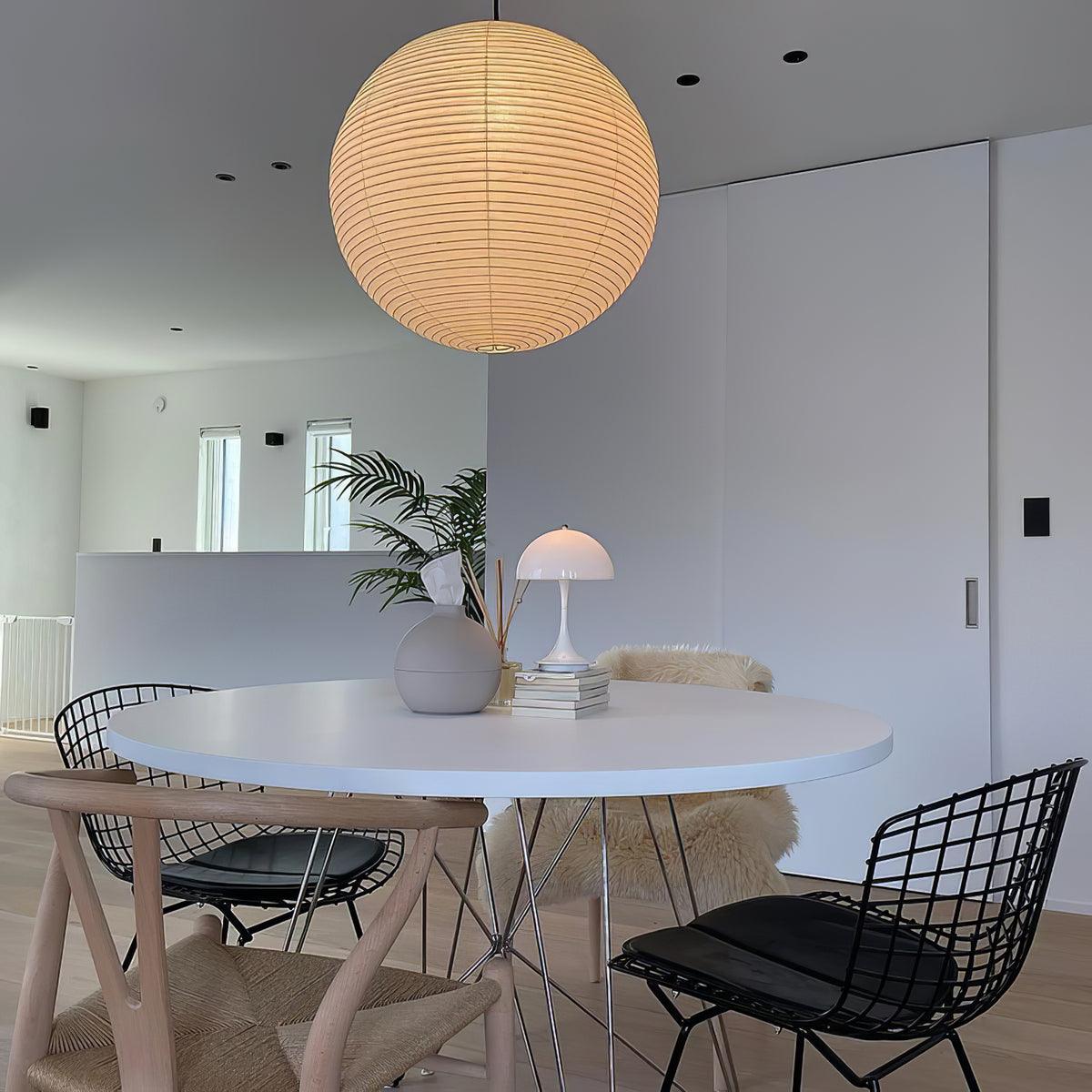 Noveno hanglamp met Washi-papier rond