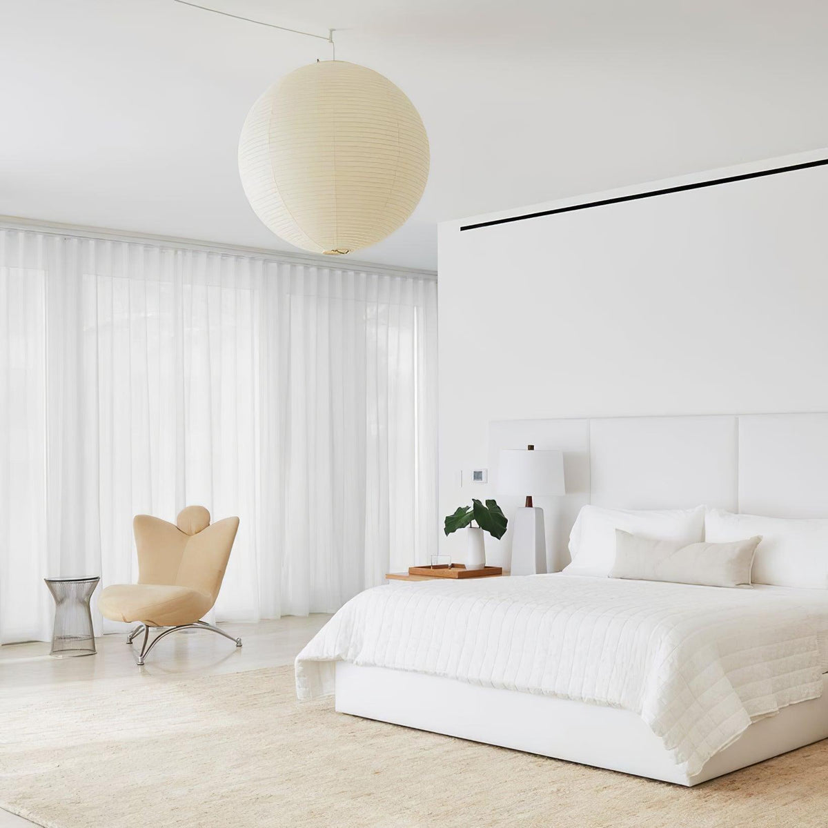 Noveno hanglamp met Washi-papier rond