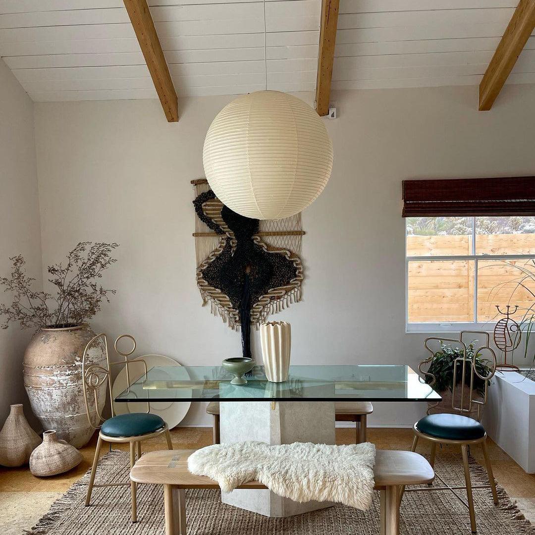 Noveno hanglamp met Washi-papier rond