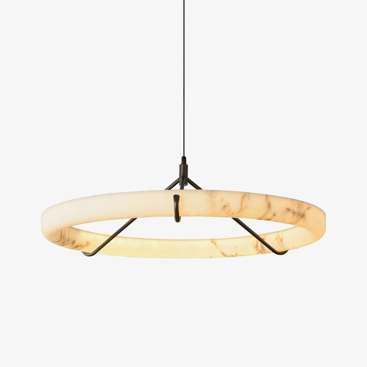 Avenisora Moderne hanglamp van albast