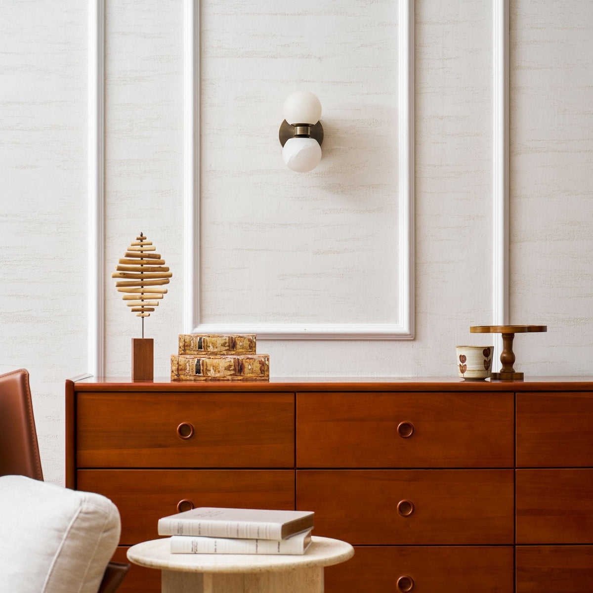 Lumenor albast Celestia Orb wandlamp