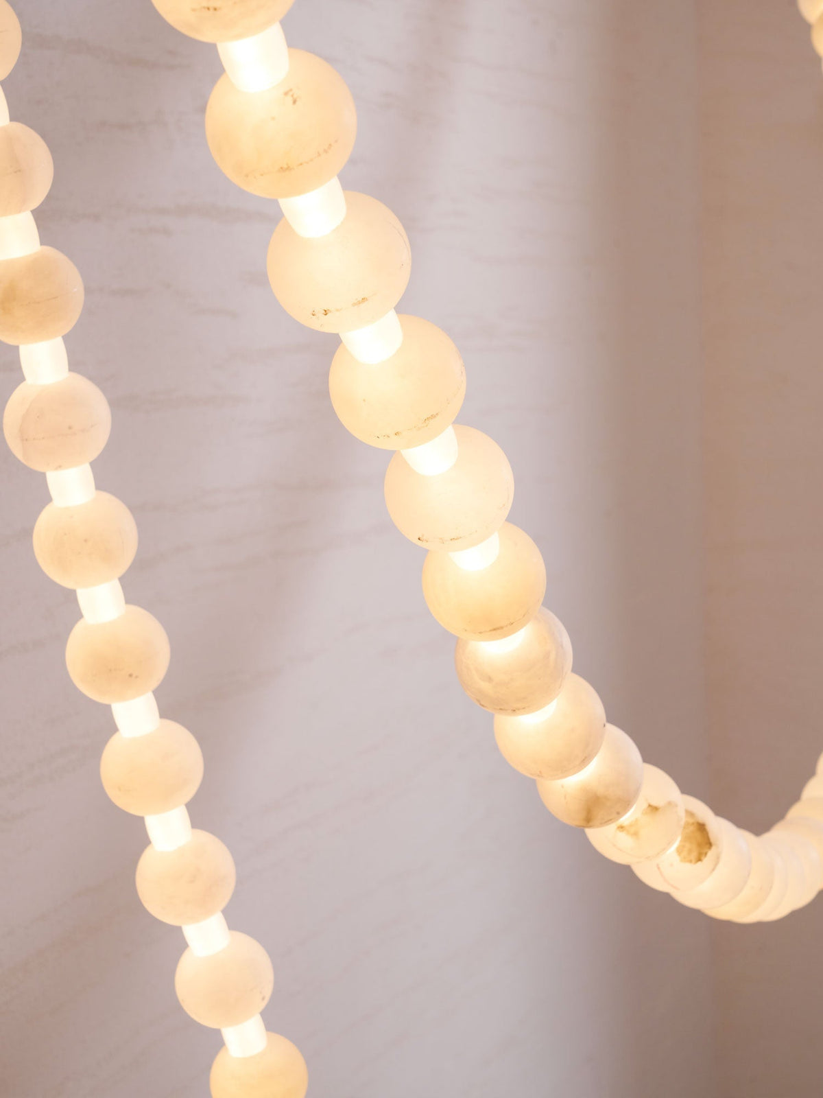 Grempt albast Pearl Necklace Kroonluchter