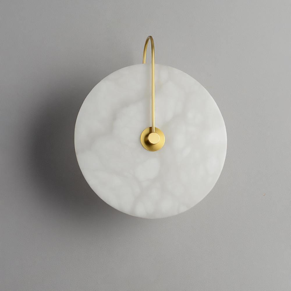 Albeenne albast bollen wandlamp