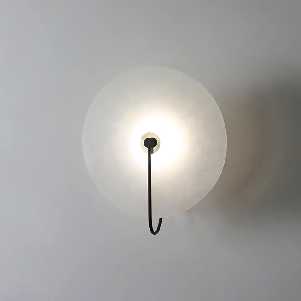 Albeenne albast bollen wandlamp