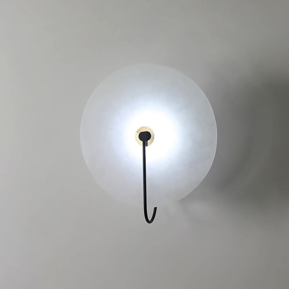 Albeenne albast bollen wandlamp