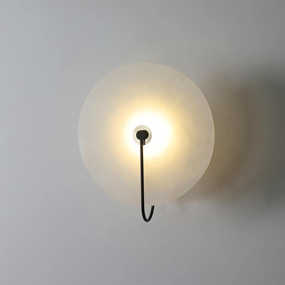 Albeenne albast bollen wandlamp
