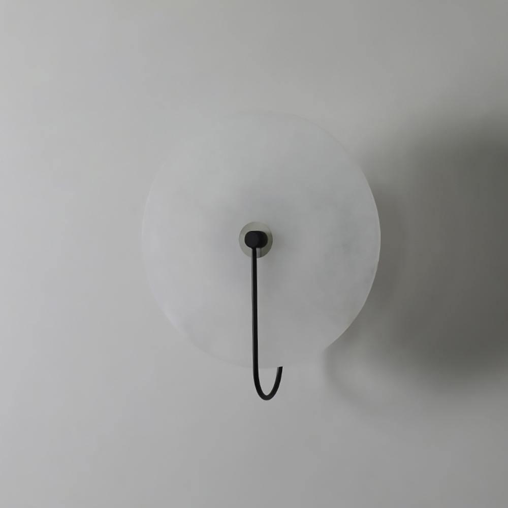 Albeenne albast bollen wandlamp