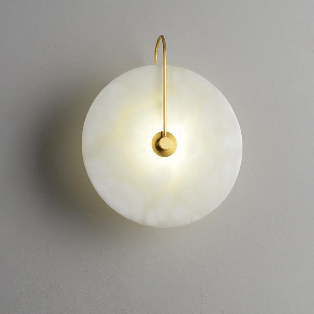 Albeenne albast bollen wandlamp