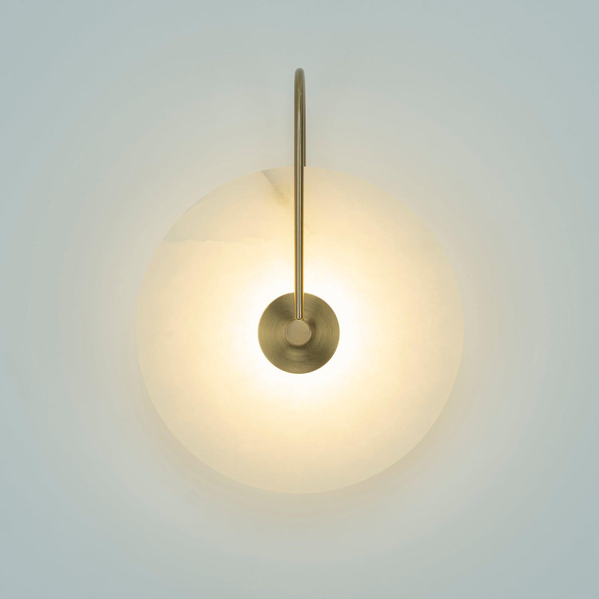 Albeenne albast bollen wandlamp