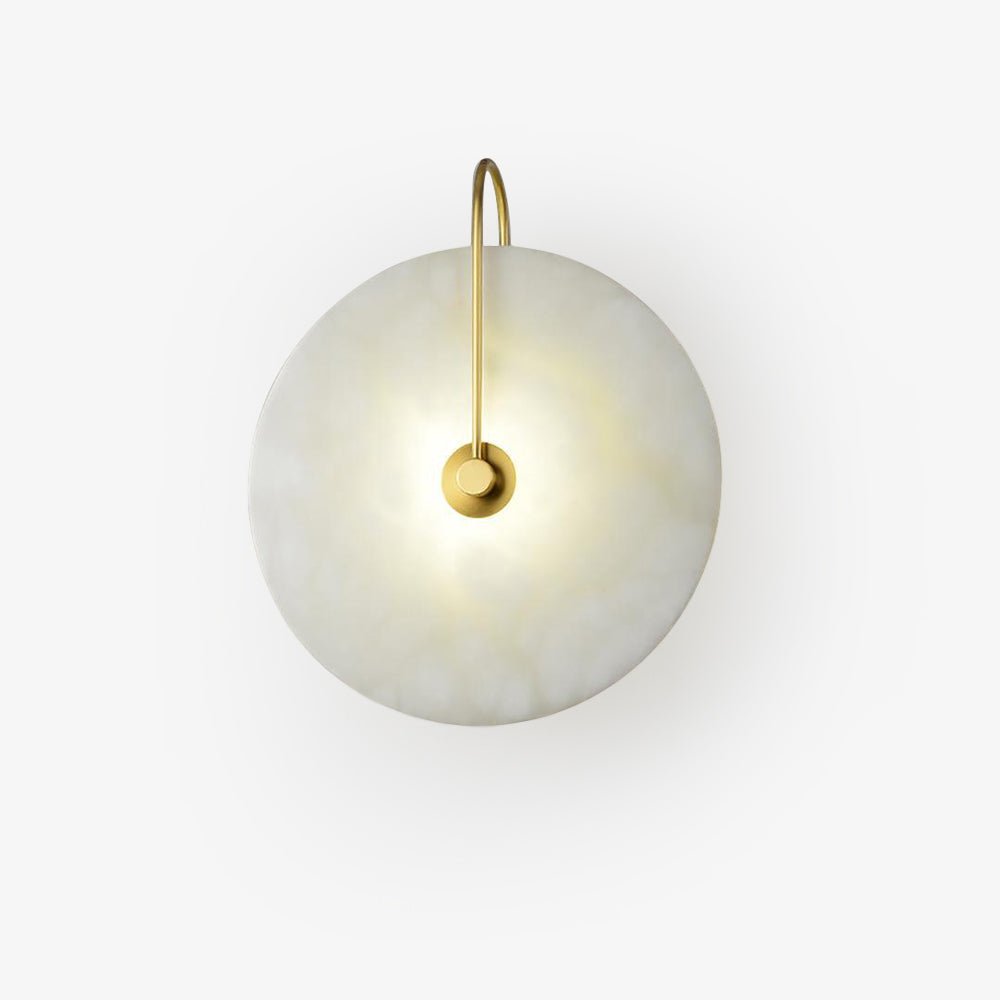 Albeenne albast bollen wandlamp