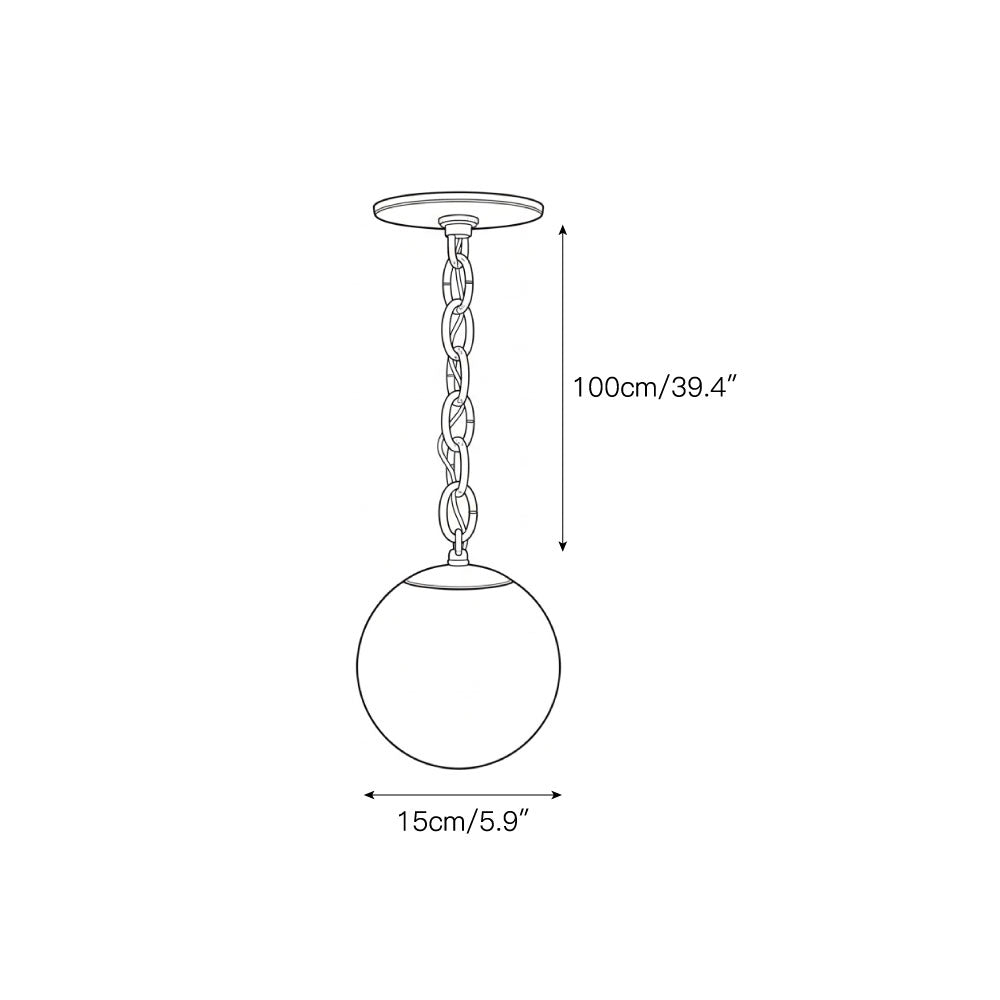 Marveil Albast Swag hanglamp