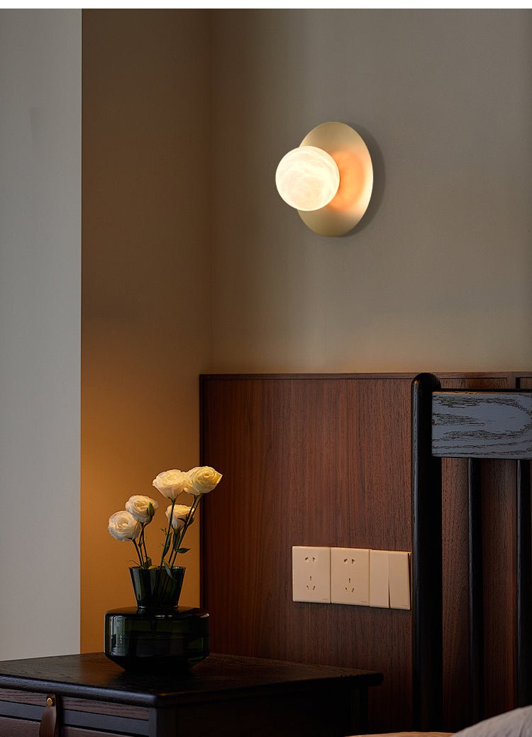 Eirueria albasten wandlamp
