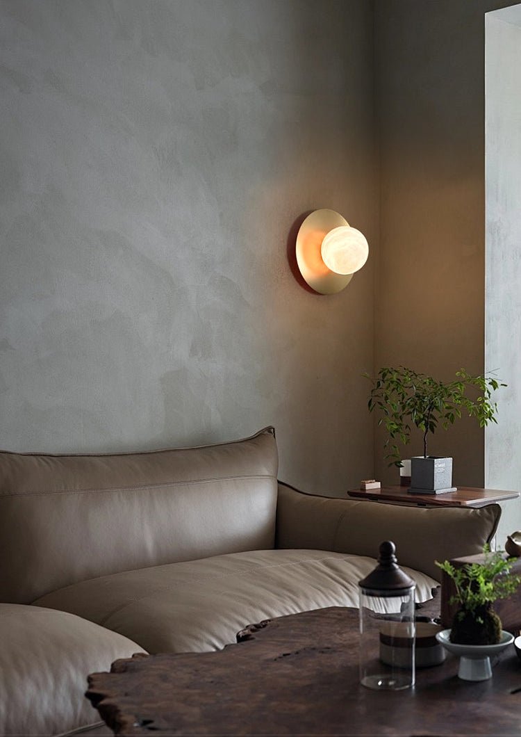 Eirueria albasten wandlamp