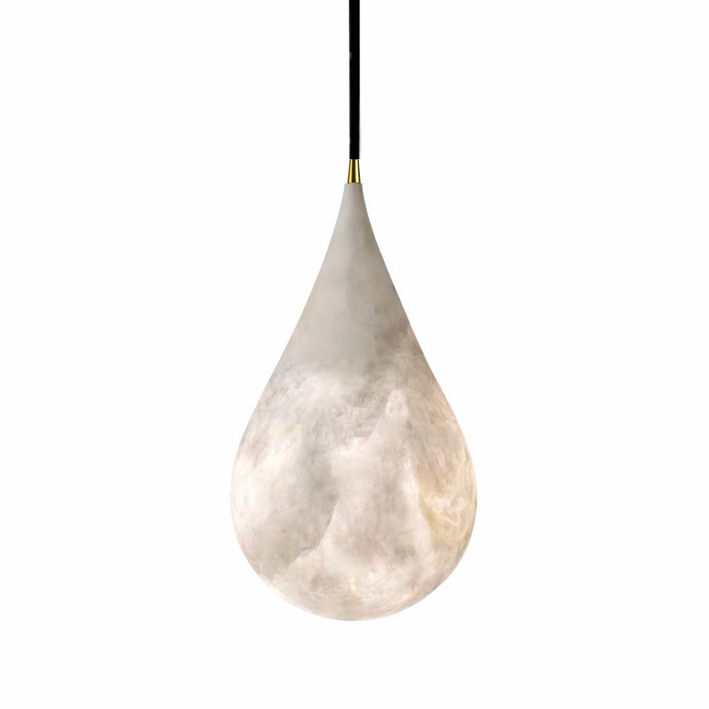 Avenith hanglamp met albasten druppelvormige kap