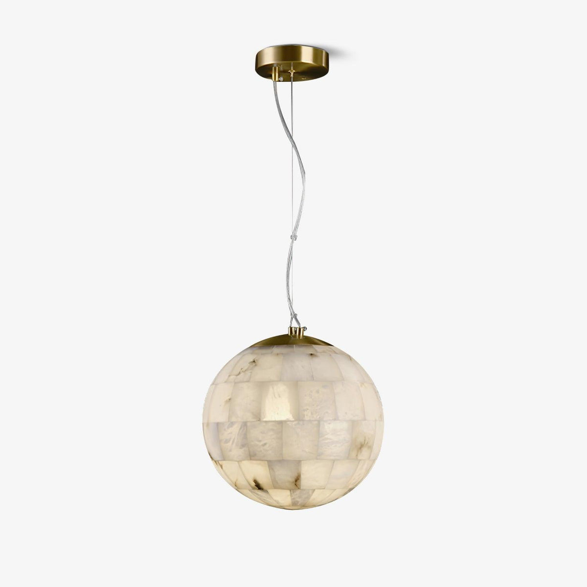 Amo albasten hanglamp bolvormig