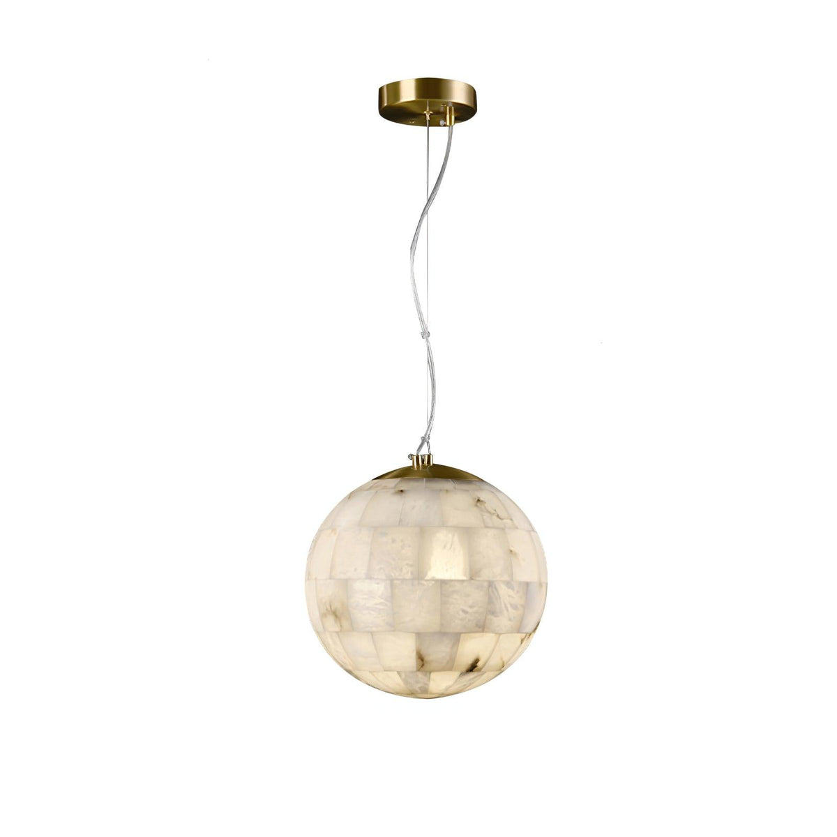 Amo albasten hanglamp bolvormig