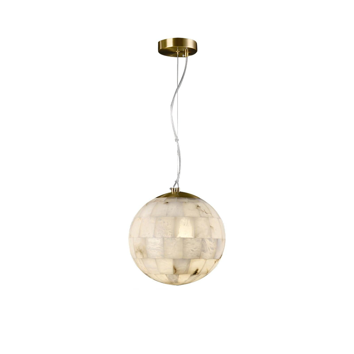 Amo albasten hanglamp bolvormig