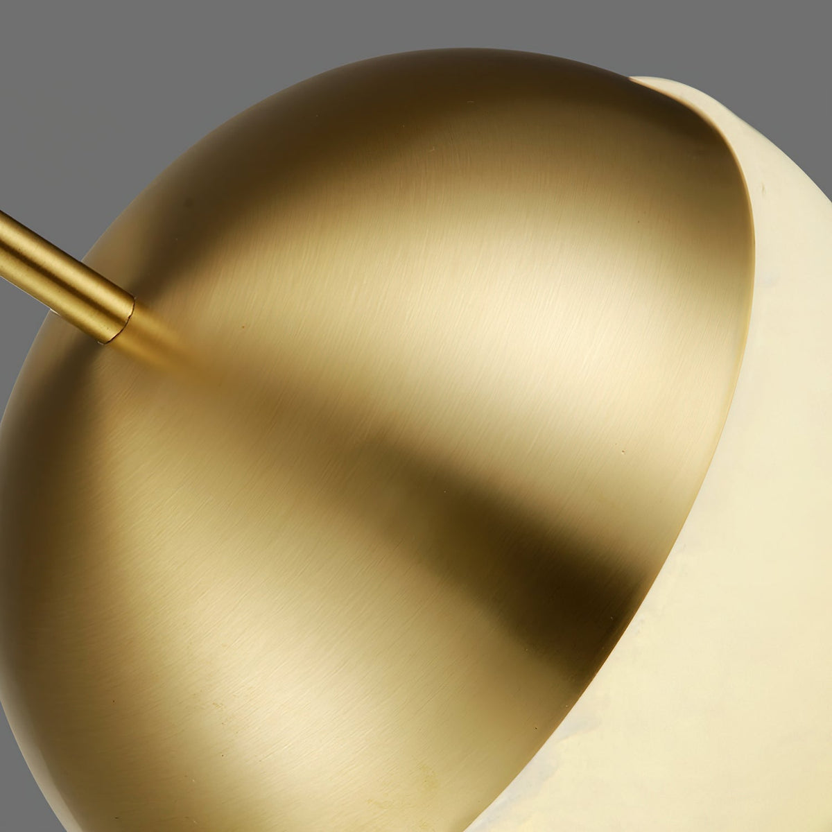 Himinuvye albast minimalistisch Bolus messing hanglamp