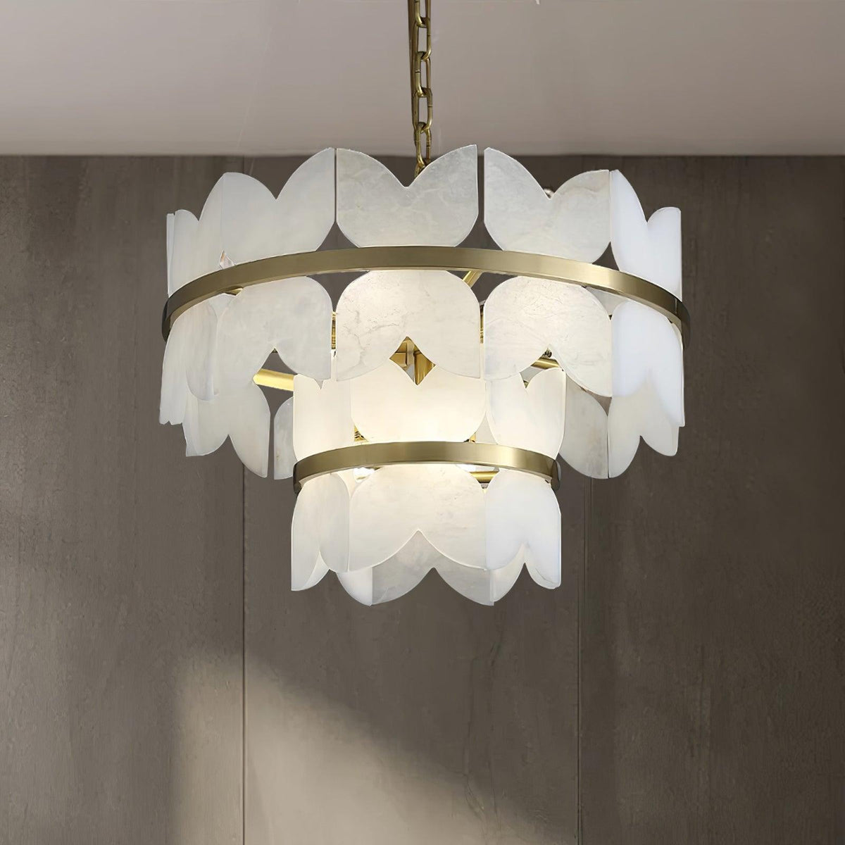 Seraphina Vintage albasten Kroonluchter