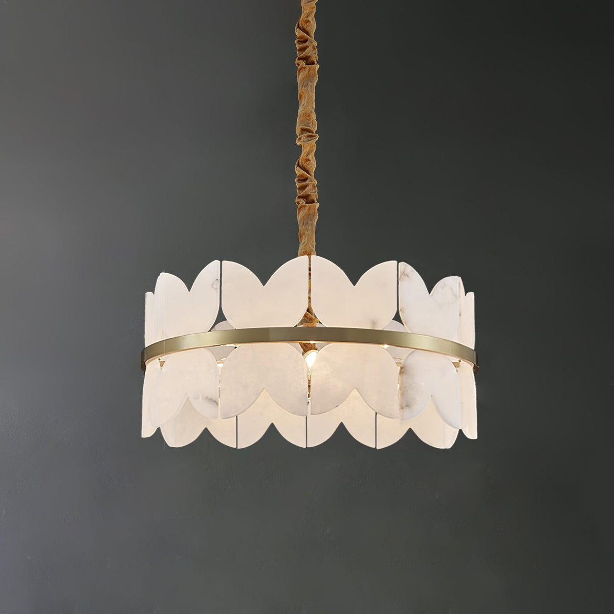 Seraphina Vintage albasten Kroonluchter