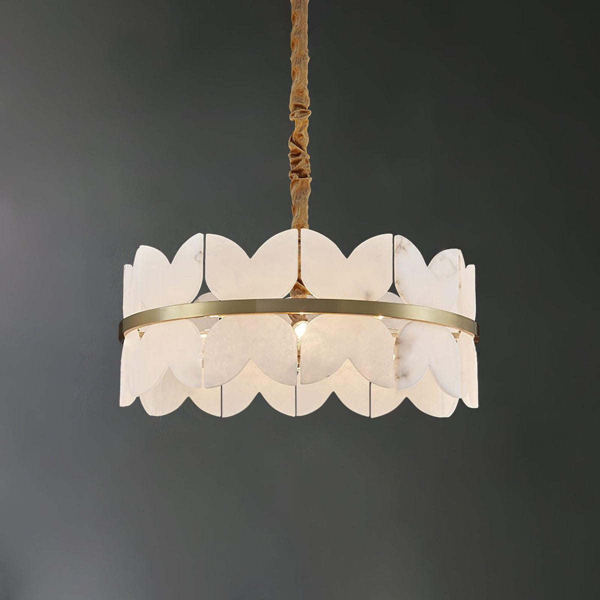Seraphina Vintage albasten Kroonluchter