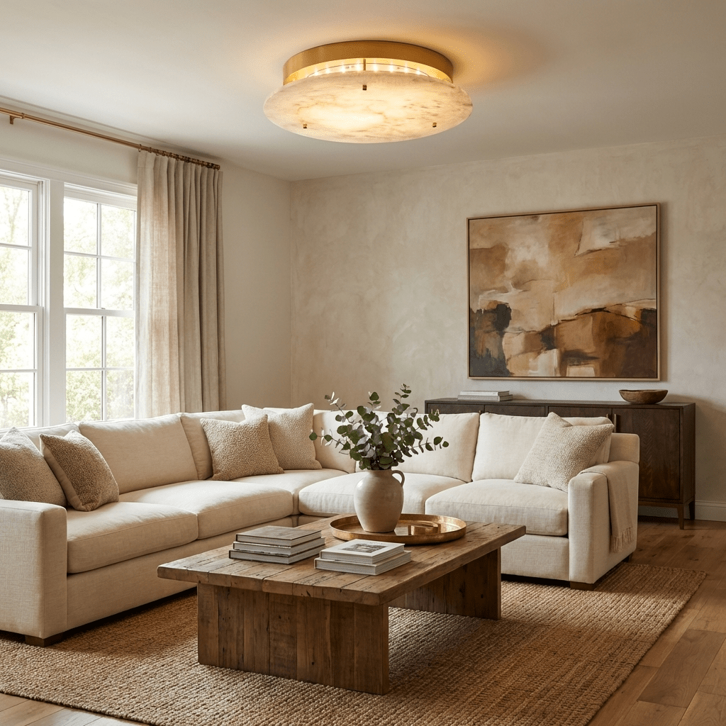 Eirelina albasten plafondlamp