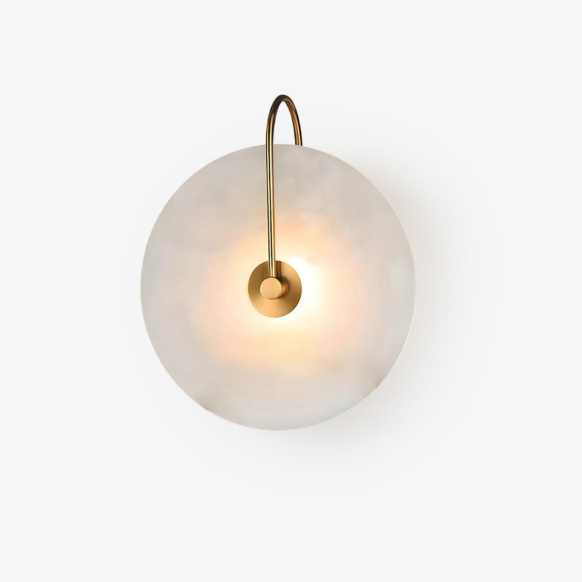 Albeenne albast bollen wandlamp