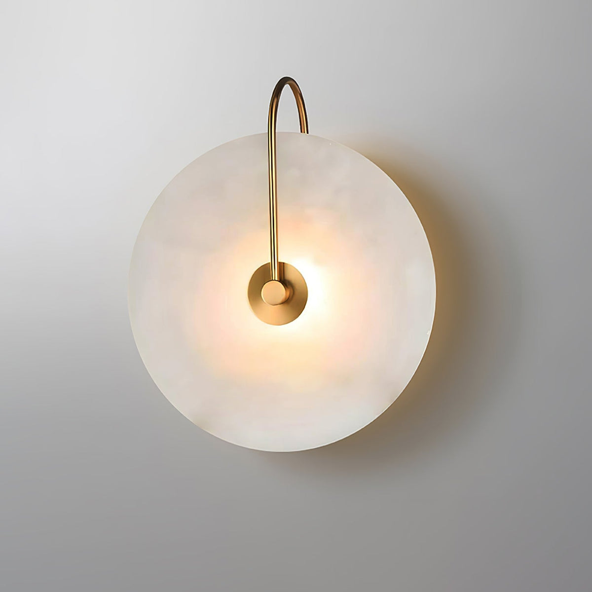 Albeenne albast bollen wandlamp
