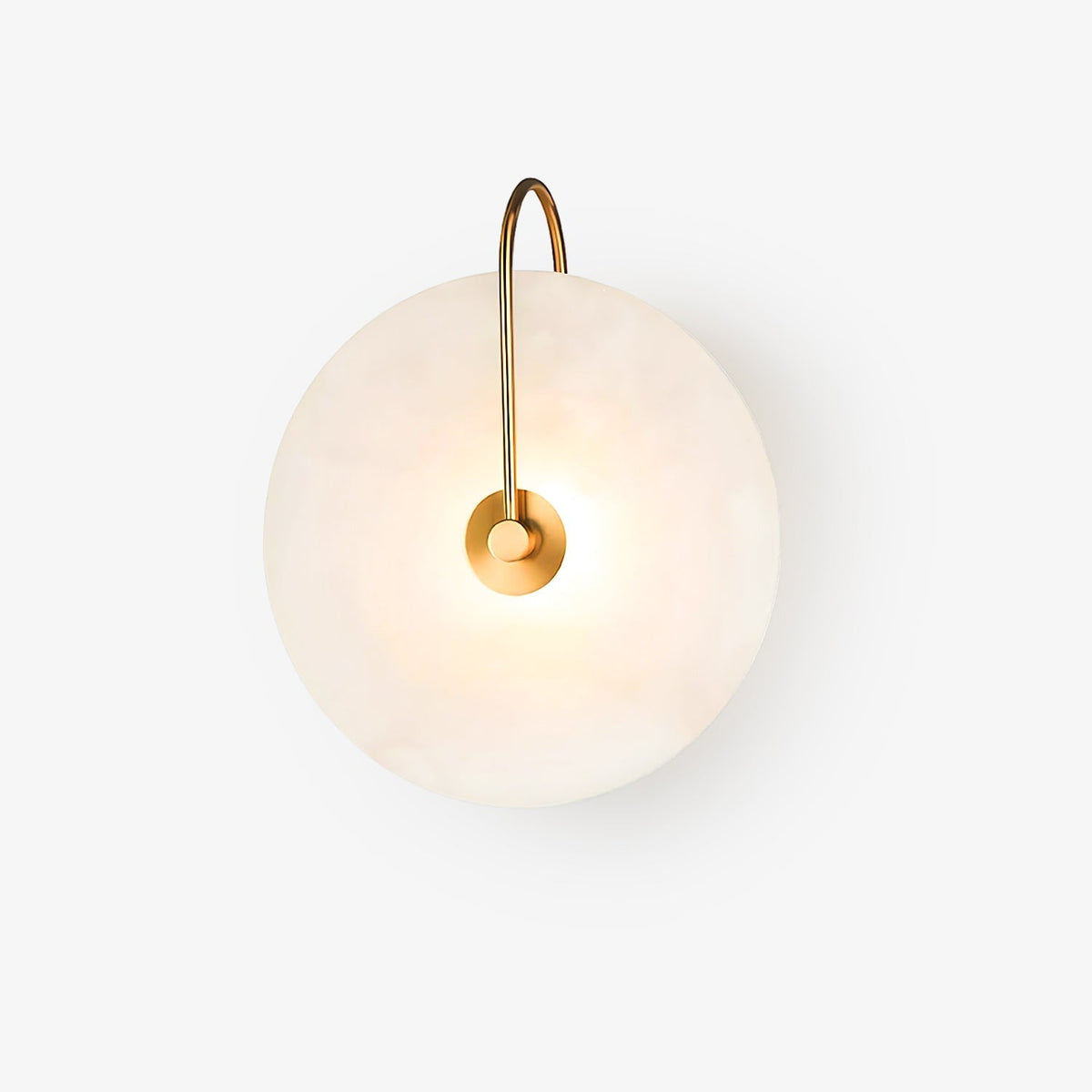 Albeenne albast bollen wandlamp