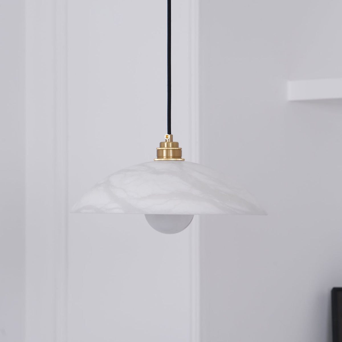Warenol Minimalistische hanglamp van albast