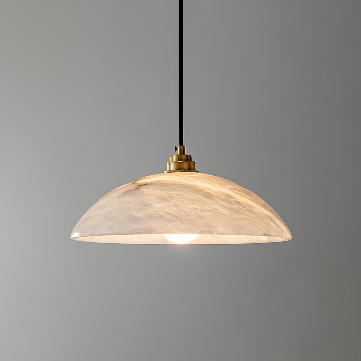 Warenol Minimalistische hanglamp van albast